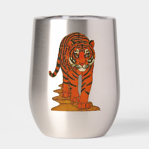 Cloisonne Kunst Tiger auf dem Dschungelpfad
