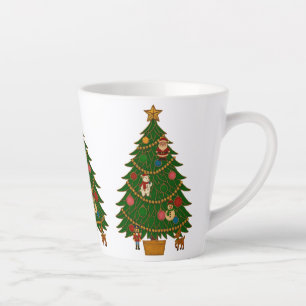 Cloisonne-Kunst-Weihnachtsbaum-Figurenschmuck Milchtasse