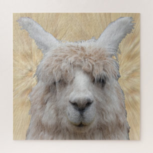 Close up Puzzle : Alpaca from Pérou