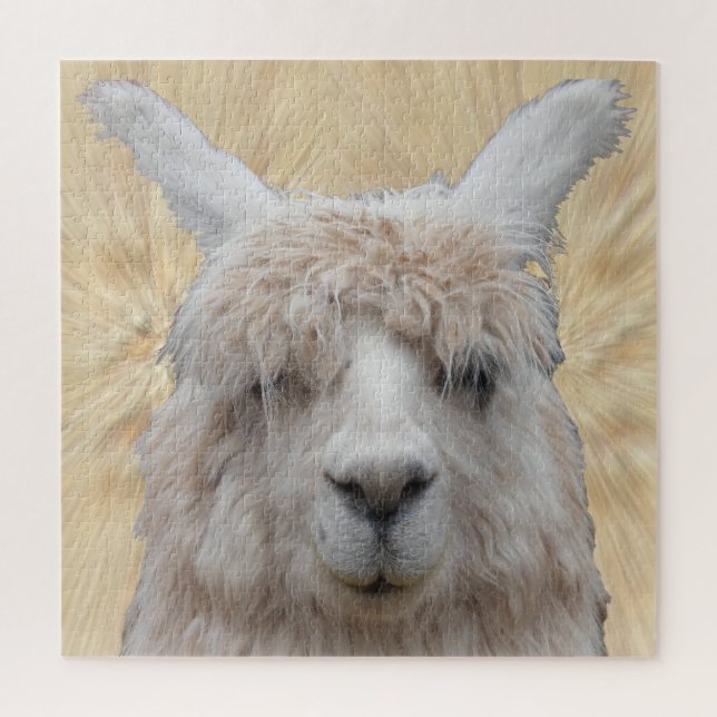 Close up Puzzle : Alpaca from Pérou (Vertical)