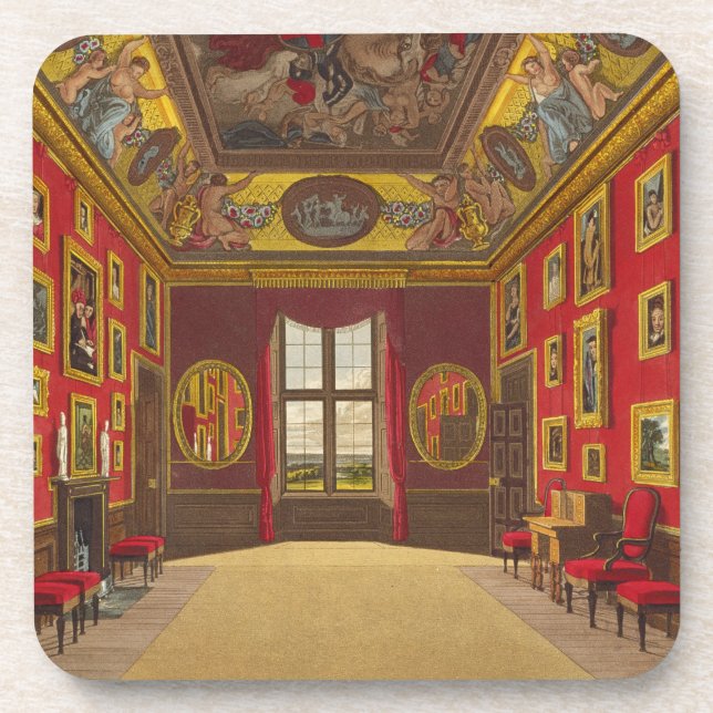 Closet des Königs, Windsor Schloss, von Getränkeuntersetzer (Vorderseite)