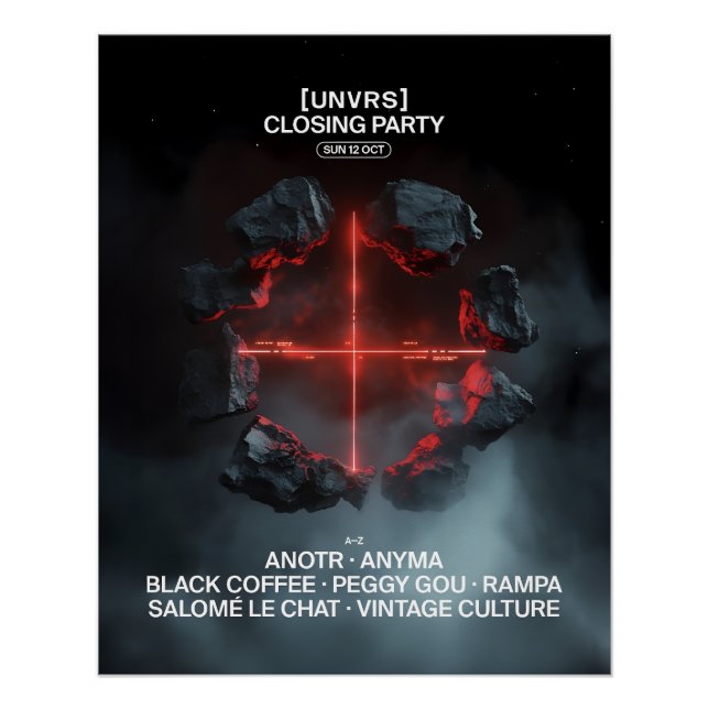 Closing Party [UNVRS]  Poster (Vorderseite)