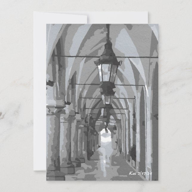 Cloth Hall Kraków, Pologne Carte Plat (Devant)