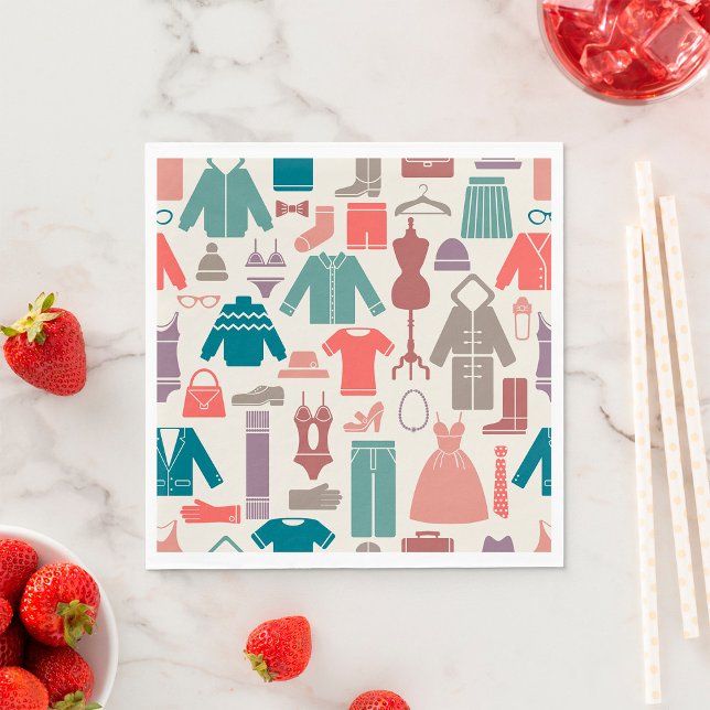 Clothes Icons Napkins Serviette (Von Creator hochgeladen)