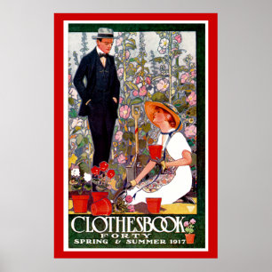 Clothesbook Vierzig: Frühling und Sommer 1917 Poster