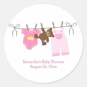 Clothesline Baby Custom Fevor Stickers