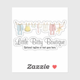 Clothesline-Säugling für Babykleidung Nähnagelogo Aufkleber