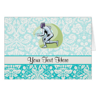 Clôture turquoise de motif de damassé