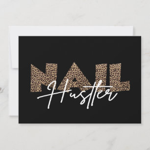 Clou Hustler Leopard Animal Invitation Carte