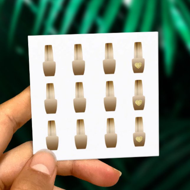 Clou Salon Artiste maquillage 12 Timbres Fidélité (Créateur téléchargé)