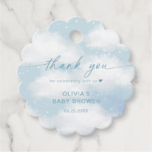 Cloud 9 Baby Shower VibranBlue Vielen Dank