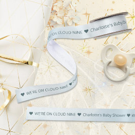 Cloud 9 Himmlisches Baby-Blau-Baby Shower Satinband