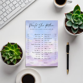 Cloud 9 würde sie eher Brautparty Game Card Einladung