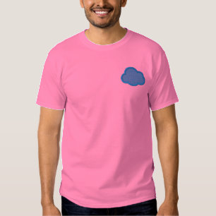 Cloud-Anwendung/Hintergrund Besticktes T-Shirt