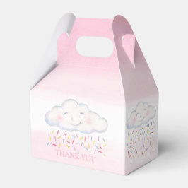 Cloud Baby sprinkink Aquarell vielen Dank Geschenkschachtel