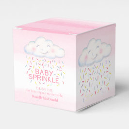 Cloud Baby sprinkink Aquarell vielen Dank Geschenkschachtel