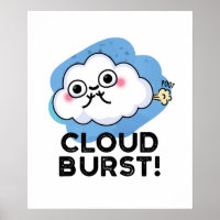 Cloud Burst Funny Cloud Furz Puff