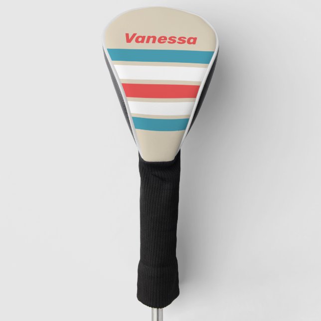 Cloud Chaser Across Striping with Name Golf Headcover (Vorderseite)