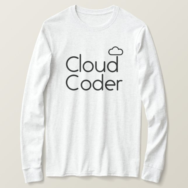 Cloud Coder T - Shirt (Design vorne)