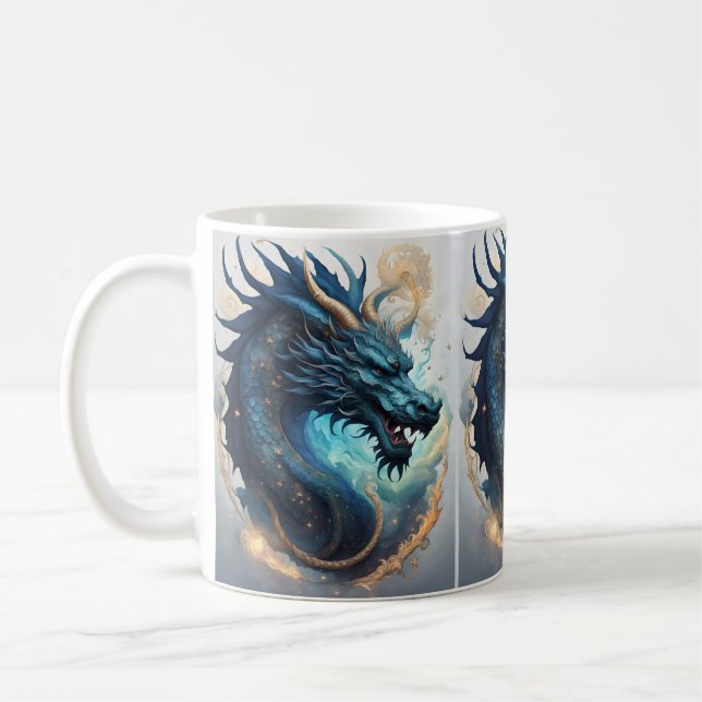 cloud dragon coffee mug (Gauche)
