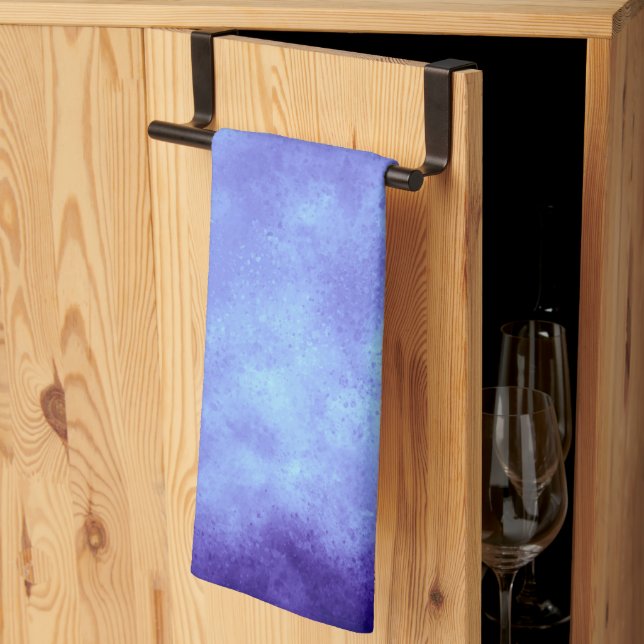 Cloud Effect Blue Storm Handtuch (Drittel gefaltet)