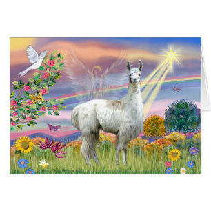 Cloud Engel und Llama