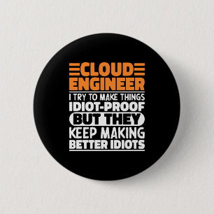 Cloud Engineer I Versuche, Dinge Lustig zu Machen Button