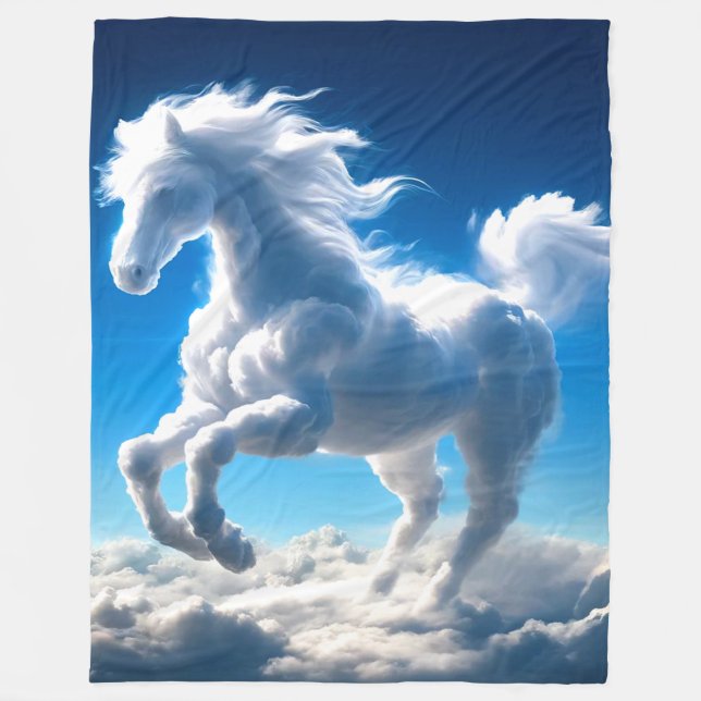 Cloud Horse Fleecedecke (Vorderseite)