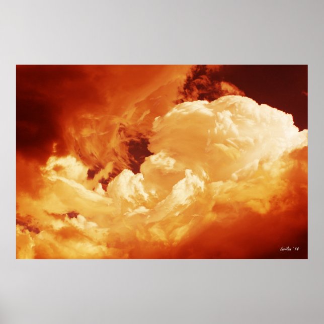 Cloud-Impressionen 13 Poster (Vorne)