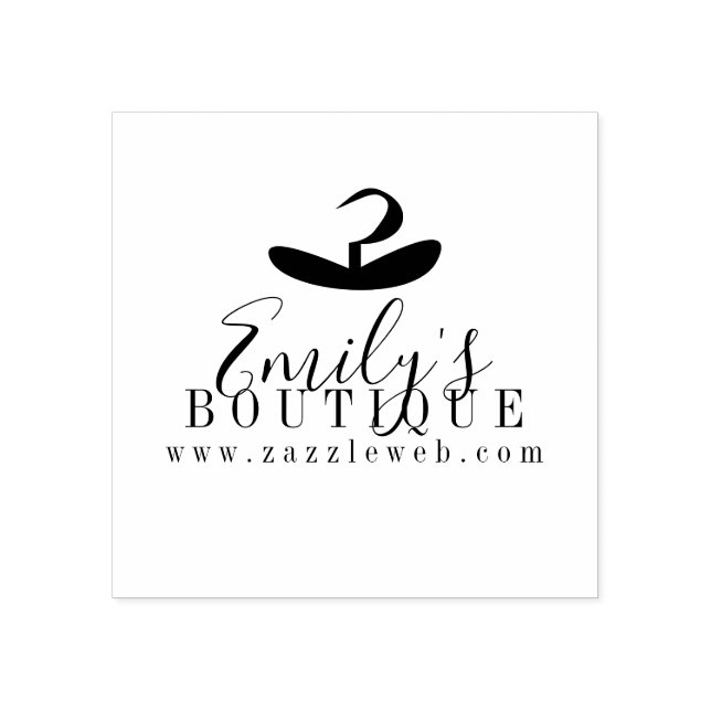 Cloud-Logo für die Online-Boutique Gummistempel (Prägung)