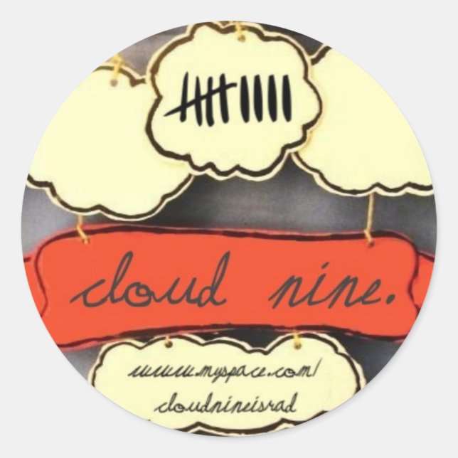 Cloud neuf EP autocollant (Devant)