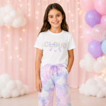 Cloud Nine 9th Birthday Girl T - Shirt - Pastel Sk