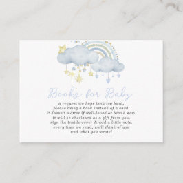 Cloud Nine Baby Boy Babydusche Buchanfrage Enc Begleitkarte