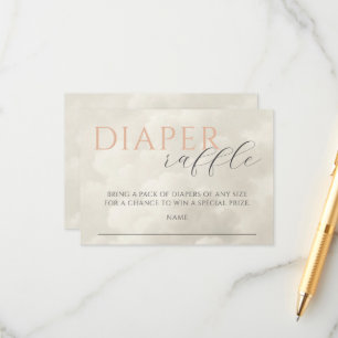 Cloud Nine Baby Duwer Diaper Raffle Begleitkarte