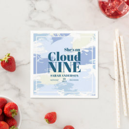 Cloud Nine Cloudy Art Brautparty Serviette