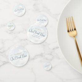 Cloud Nine Elegante Modernes Brautparty Konfetti