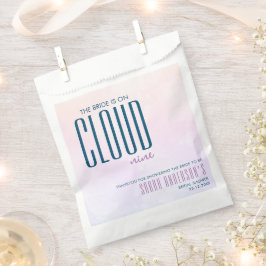 Cloud Nine Elegante Modernes Pastel Brautparty Geschenktütchen