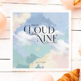 Cloud Nine Elegante Pastel Baby Dusche Serviette