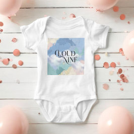 Cloud Nine Elegante Pastel Baby Dusche Strampler