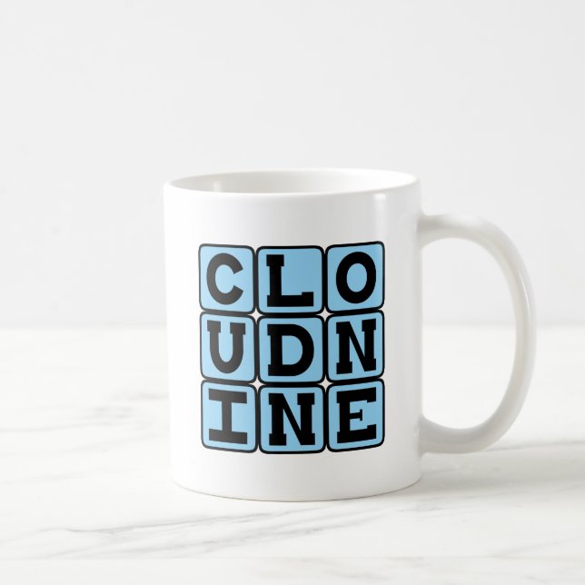 Cloud Nine, Gefühl Great Kaffeetasse (Rechts)