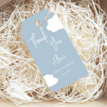 Cloud Nine Gender Neutral Baby Dusche Vielen Dank