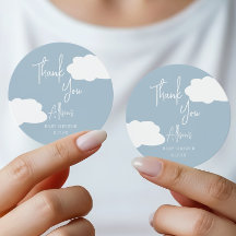 Cloud Nine Gender Neutral Baby Dusche Vielen Dank