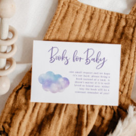 Cloud Nine Girl Baby Showbucher anfordern Begleitkarte