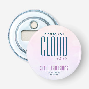 Cloud Nine Moderne Pastellblaue Traumhafte Hochzei Flaschenöffner