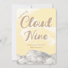 Cloud Nine Sky - Einladung zur Baby-Dusche