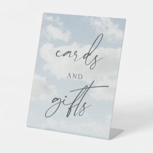 Cloud Nine Theme Cloud 9 Karten und Geschenke Sockelschild