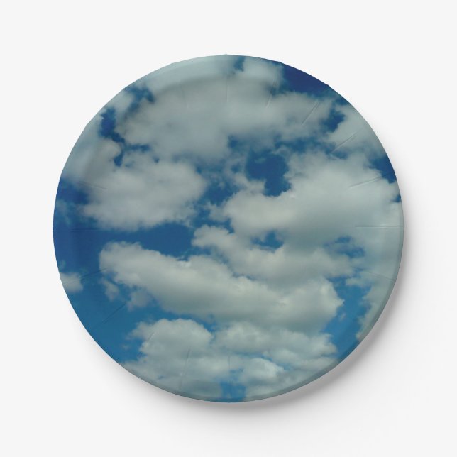 Cloud Paper Plate Pappteller (Vorderseite)