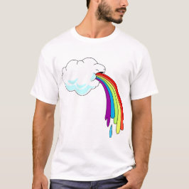 Cloud Puking Rainbow T - Shirt
