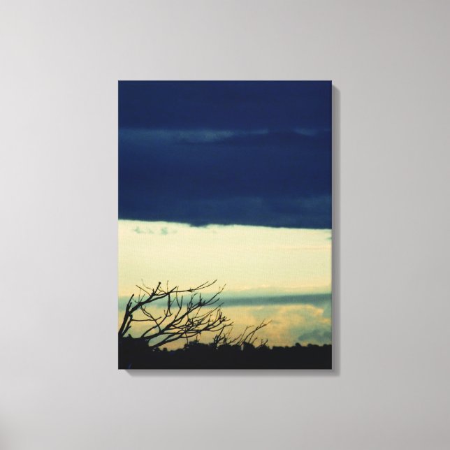 Cloud "scape Moods Wrapped Canvas Leinwanddruck (Vorderseite)