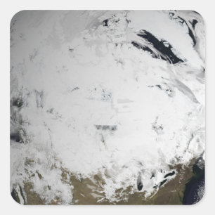 Cloud-Simulation eines Single Tag 2 Quadratischer Aufkleber